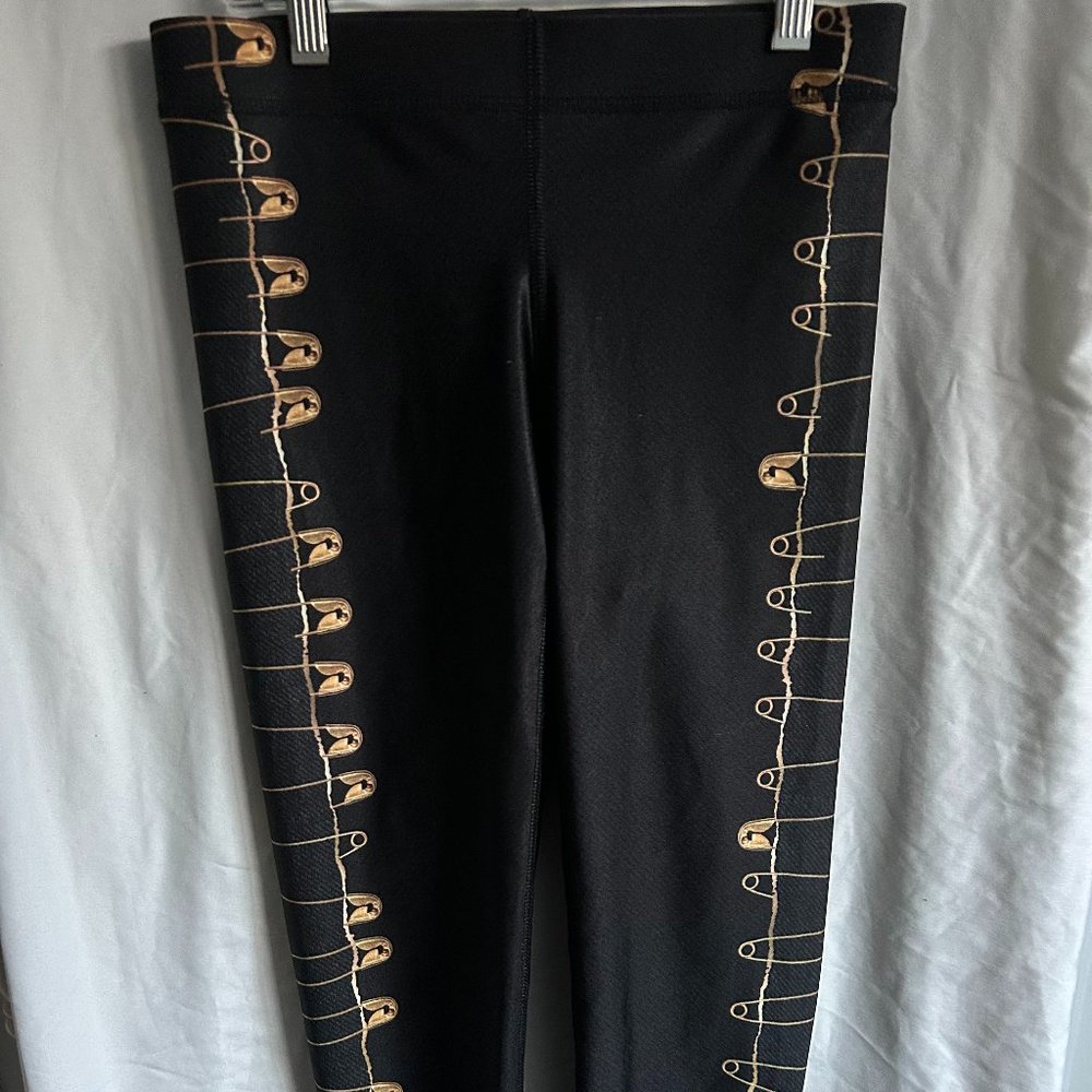 Terez Safety Pin Detail Workout Leggings